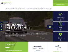 Tablet Screenshot of methanol.org